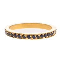 A Lady's Sapphire Band by Yossi Harari in 24K