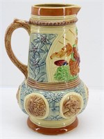 Hand Painted German Pitcher
