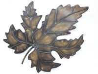 Very Large Wall Hanging Metal Decor Leaf