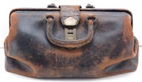 Antique Leather Doctor Bag, Duro-Mastermade