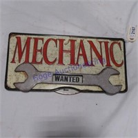 Mechanic Tin Sign