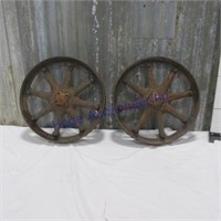 2 Steel wheels