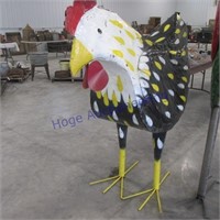 Large yard art tin Hen