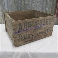 Arbuckles' Roasted Coffees wood box