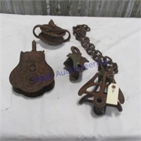 Metal pulley parts (4)