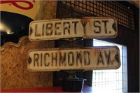 2 Street Signs On Stand