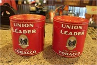 Original Union Leader Tobacco Containers