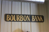 Bourbon Bank Sign
