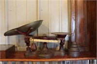 Antique Scales with Weights
