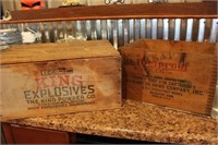 1 Wooden Dynamite  Boxes & 1 Nitro Club Shot Gun