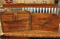 2 Ammo Wooden Boxes