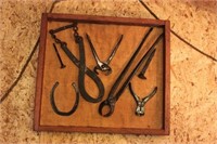 Framed Horseshoe Tools