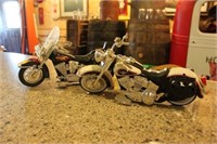 2 Harley Davidson toy Motorcycles / with Sound
