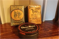 2 Packs & 1 Can of Unopened Tobacco