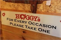 Hoggys Take Out Sign