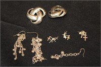 6pr Sterling Earrings
