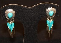 Sterling Turquoise Dangle