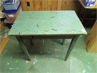 WOODEN TABLE/ DRAWER