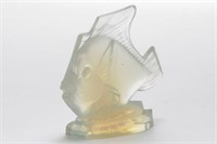 Art Deco Sabino Opalescent Glass Fish Paperweight