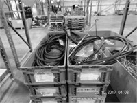 SKID OF MISC TUBING AND HOSES, BOXES INCLUDED