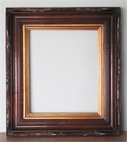 Antique 19th Century Victorian Carved Walnut Frame