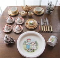 Antique Miniature Childrens Dishes