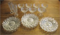 Fostoria American Vases & Plates & Sherbet Dishes