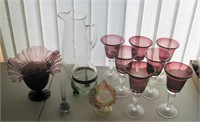Collection of Vintage Purple Glassware