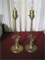Pair of Vintage Vanity Lamps