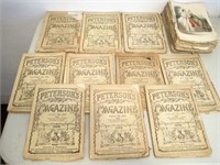 Large Group of Peterson's Magazine 1860s 1880s