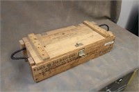 27"x12"x7" Wood Mortar Box
