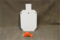 12"x20" AR-500 1/2" Steel Target W/ Fence Post Mou