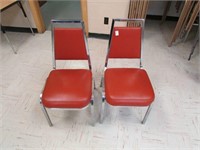 (2) - STACKING CHAIRS