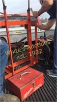 Welder with cart and tools
