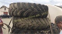 Front wheel tractor tires