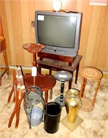 Lot, 27" RCA colored tv with remote,
