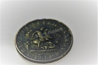 1850 Bank of Upper Canada One Half Penny