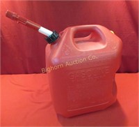 Gas Can w/ Spout 5 Gallon Capacity