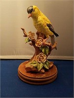 Yellow ceramic bird