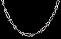 ESTATE MODA ITALIA 18KT WHITE GOLD CHAIN NECKLACE