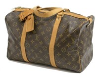 LOUIS VUITTON 'SAC SOUPLE 35' MONOGRAM CANVAS BAG