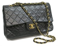 CHANEL QUILTED CLASSIC DOUBLE FLAP SHOULDER BAG