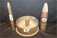 WWII US dated 1943 & 1944 Trench Art and