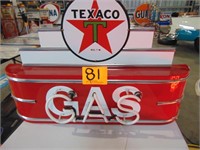 34 x 23 Replica Texaco Neon Gas Sign