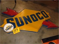 45 x 26 Sunoco Plastic Sign