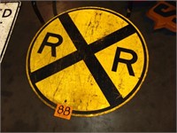 36" Porceline RR Sign