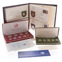 Assorted coin sets and first day covers