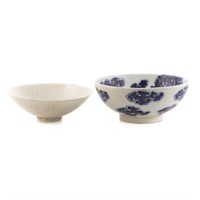 Two Chinese porcelain bowls