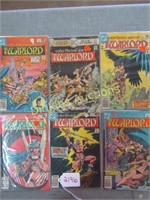 6 The Warlord Comic Books