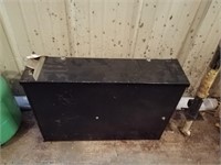 Steel tool box 25"wide × 18" deep × 6 1/2" tall